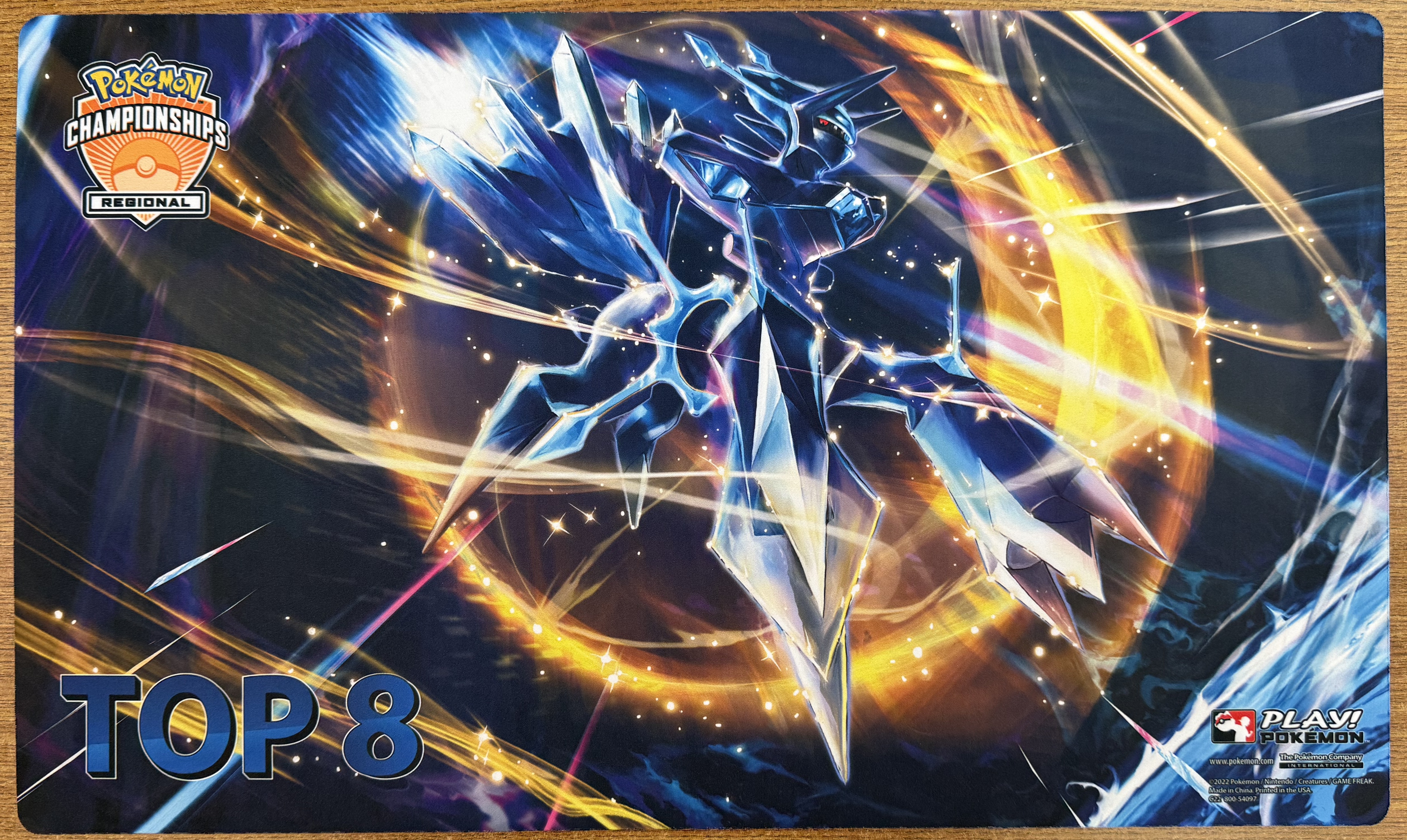 Origin Form Dialga Top 8 Playmat